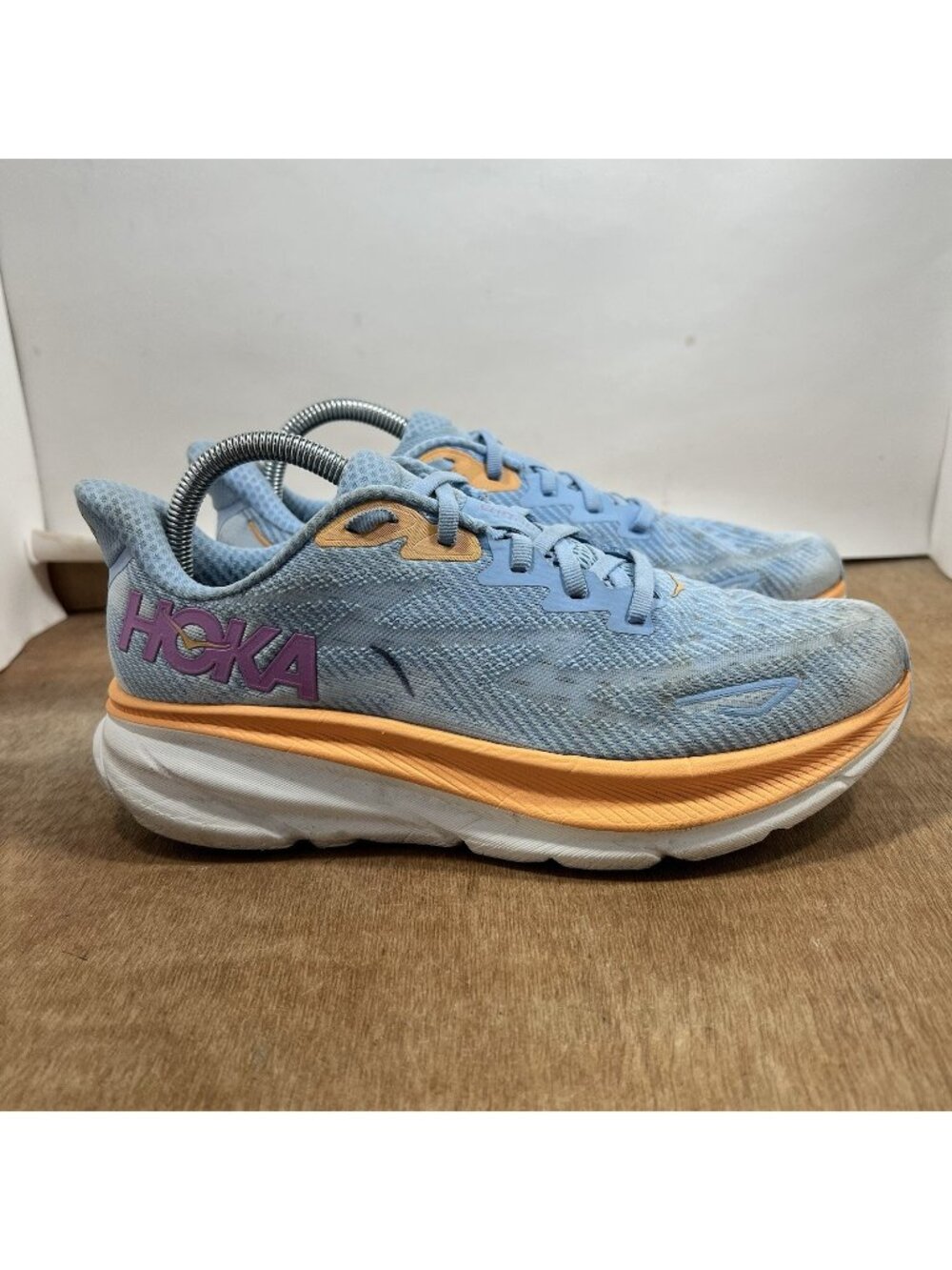 Hoka One One Clifton 9 Women's Size 8.5 Blue Running Shoes